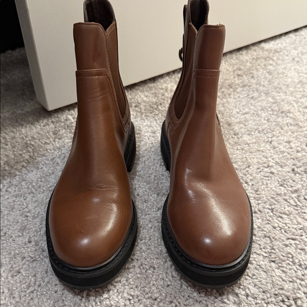 Cole Haan Women’s Brown Leather  Boots